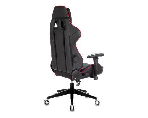 Кресло игровое Zombie VIKING 4 AERO черный/красный текстиль/эко.кожа с подголов. крестов. пластик Кресло игровое Zombie VIKING 4 AERO черный/красный текстиль/эко.кожа с подголов. крестов. пластик