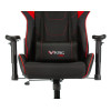 Кресло игровое Zombie VIKING 4 AERO черный/красный текстиль/эко.кожа с подголов. крестов. пластик