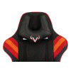 Кресло игровое Zombie VIKING 4 AERO черный/красный текстиль/эко.кожа с подголов. крестов. пластик