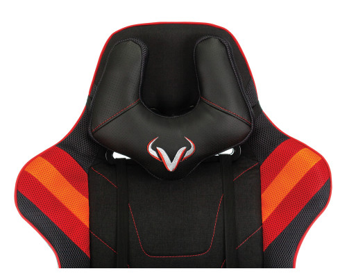 Кресло игровое Zombie VIKING 4 AERO черный/красный текстиль/эко.кожа с подголов. крестов. пластик Кресло игровое Zombie VIKING 4 AERO черный/красный текстиль/эко.кожа с подголов. крестов. пластик