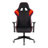 Кресло игровое Zombie VIKING 4 AERO черный/красный текстиль/эко.кожа с подголов. крестов. пластик