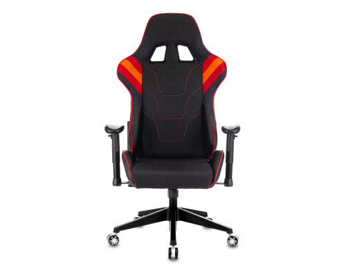 Кресло игровое Zombie VIKING 4 AERO черный/красный текстиль/эко.кожа с подголов. крестов. пластик Кресло игровое Zombie VIKING 4 AERO черный/красный текстиль/эко.кожа с подголов. крестов. пластик