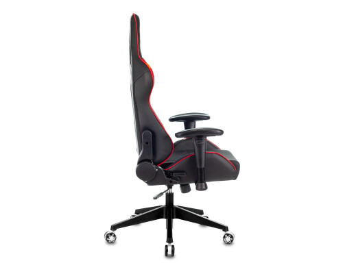 Кресло игровое Zombie VIKING 4 AERO черный/красный текстиль/эко.кожа с подголов. крестов. пластик Кресло игровое Zombie VIKING 4 AERO черный/красный текстиль/эко.кожа с подголов. крестов. пластик