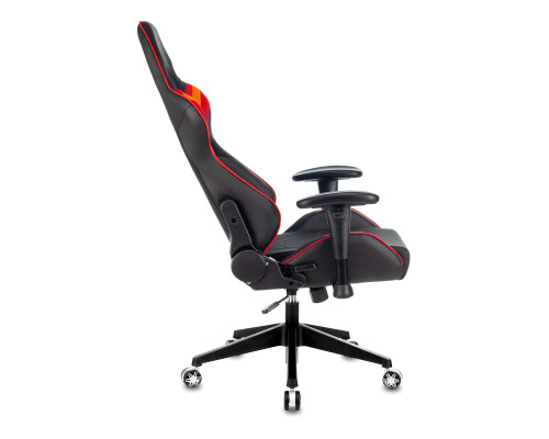 Кресло игровое Zombie VIKING 4 AERO черный/красный текстиль/эко.кожа с подголов. крестов. пластик Кресло игровое Zombie VIKING 4 AERO черный/красный текстиль/эко.кожа с подголов. крестов. пластик
