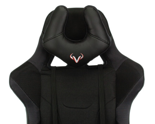 Кресло игровое Zombie VIKING 4 AERO Edition черный текстиль/эко.кожа с подголов. крестов. пластик Кресло игровое Zombie VIKING 4 AERO Edition черный текстиль/эко.кожа с подголов. крестов. пластик