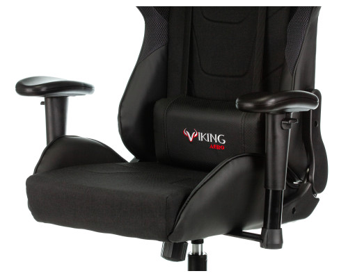 Кресло игровое Zombie VIKING 4 AERO Edition черный текстиль/эко.кожа с подголов. крестов. пластик Кресло игровое Zombie VIKING 4 AERO Edition черный текстиль/эко.кожа с подголов. крестов. пластик