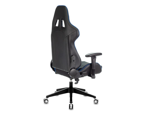 Кресло игровое Zombie VIKING 4 AERO черный/синий текстиль/эко.кожа с подголов. крестов. пластик Кресло игровое Zombie VIKING 4 AERO черный/синий текстиль/эко.кожа с подголов. крестов. пластик