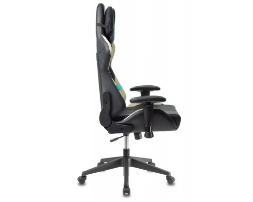 Кресло игровое Zombie VIKING 5 AERO черный/белый эко.кожа с подголов. крестов. пластик Кресло игровое Zombie VIKING 5 AERO черный/белый эко.кожа с подголов. крестов. пластик