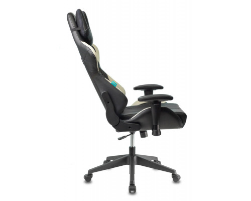 Кресло игровое Zombie VIKING 5 AERO черный/белый эко.кожа с подголов. крестов. пластик Кресло игровое Zombie VIKING 5 AERO черный/белый эко.кожа с подголов. крестов. пластик