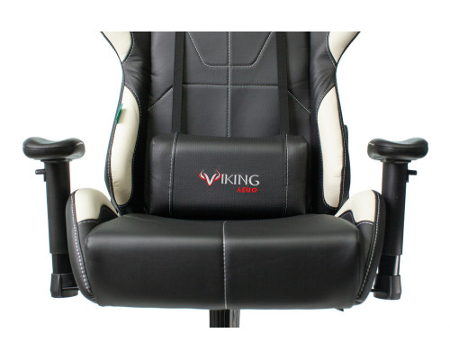 Кресло игровое Zombie VIKING 5 AERO черный/белый эко.кожа с подголов. крестов. пластик Кресло игровое Zombie VIKING 5 AERO черный/белый эко.кожа с подголов. крестов. пластик