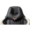Кресло игровое Zombie VIKING 5 AERO черный/белый эко.кожа с подголов. крестов. пластик