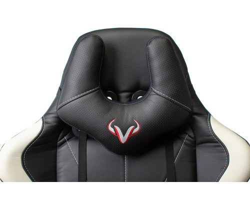 Кресло игровое Zombie VIKING 5 AERO черный/белый эко.кожа с подголов. крестов. пластик Кресло игровое Zombie VIKING 5 AERO черный/белый эко.кожа с подголов. крестов. пластик