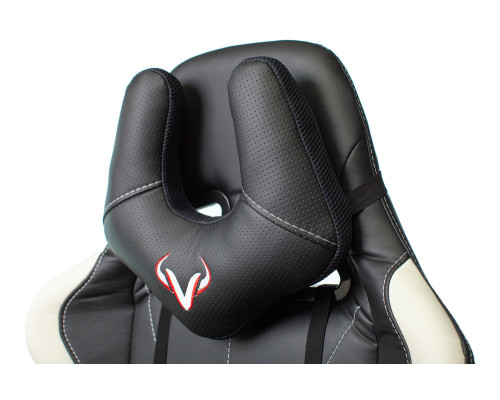 Кресло игровое Zombie VIKING 5 AERO черный/белый эко.кожа с подголов. крестов. пластик Кресло игровое Zombie VIKING 5 AERO черный/белый эко.кожа с подголов. крестов. пластик