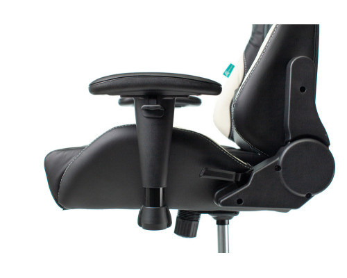 Кресло игровое Zombie VIKING 5 AERO черный/белый эко.кожа с подголов. крестов. пластик Кресло игровое Zombie VIKING 5 AERO черный/белый эко.кожа с подголов. крестов. пластик