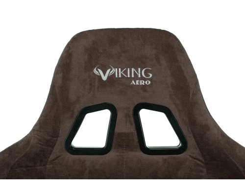 Кресло игровое Zombie VIKING KNIGHT Fabric темно-коричневый Light-10 с подголов. крестов. металл Кресло игровое Zombie VIKING KNIGHT Fabric темно-коричневый Light-10 с подголов. крестов. металл