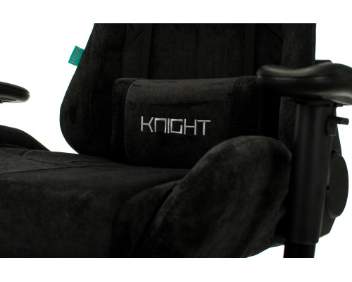 Кресло игровое Zombie VIKING KNIGHT Fabric черный Light-20 с подголов. крестов. металл Кресло игровое Zombie VIKING KNIGHT Fabric черный Light-20 с подголов. крестов. металл