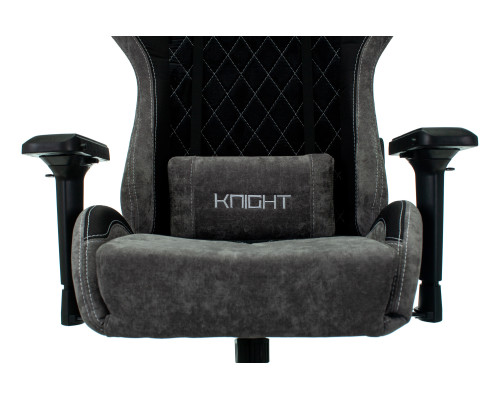 Кресло игровое Zombie VIKING 7 KNIGHT Fabric черный текстиль/эко.кожа с подголов. крестов. металл Кресло игровое Zombie VIKING 7 KNIGHT Fabric черный текстиль/эко.кожа с подголов. крестов. металл