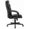 Кресло руководителя Бюрократ CH-868N черный эко.кожа крестов. пластик