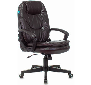 Кресло руководителя Бюрократ CH-868N темно-коричневый NE-15 эко.кожа крестов. пластик Кресло руководителя Бюрократ CH-868N темно-коричневый NE-15 эко.кожа крестов. пластик