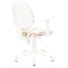 Кресло детское Бюрократ CH-W356AXSN песочный Sticks 02 крестов. пластик пластик белый