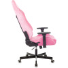 Кресло игровое Knight N1 Fabric розовый Velvet 36 с подголов. крестов. металл