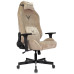 Кресло игровое Knight N1 Fabric бежевый Light-21 с подголов. крестов. металл