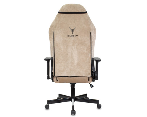 Кресло игровое Knight N1 Fabric бежевый Light-21 с подголов. крестов. металл Кресло игровое Knight N1 Fabric бежевый Light-21 с подголов. крестов. металл