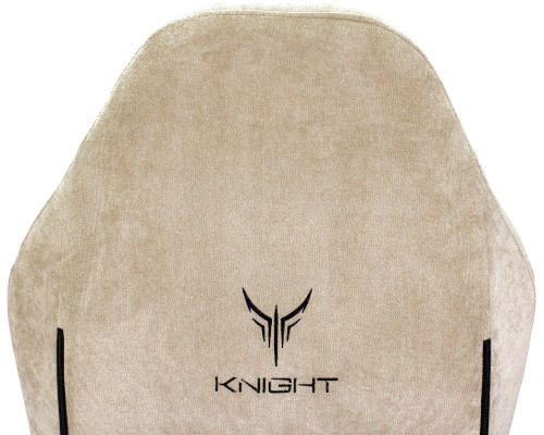 Кресло игровое Knight N1 Fabric бежевый Light-21 с подголов. крестов. металл Кресло игровое Knight N1 Fabric бежевый Light-21 с подголов. крестов. металл