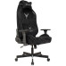 Кресло игровое Knight N1 Fabric черный Light-20 с подголов. крестов. металл