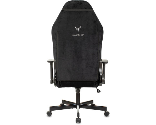 Кресло игровое Knight N1 Fabric черный Light-20 с подголов. крестов. металл Кресло игровое Knight N1 Fabric черный Light-20 с подголов. крестов. металл