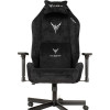 Кресло игровое Knight N1 Fabric черный Light-20 с подголов. крестов. металл
