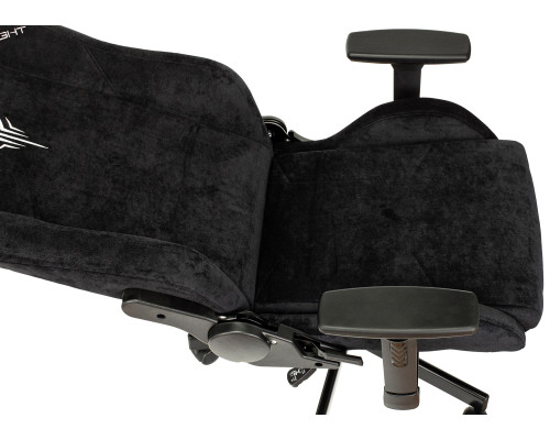 Кресло игровое Knight N1 Fabric черный Light-20 с подголов. крестов. металл Кресло игровое Knight N1 Fabric черный Light-20 с подголов. крестов. металл