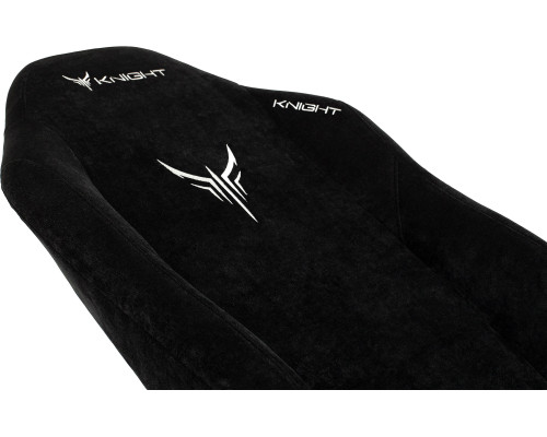 Кресло игровое Knight N1 Fabric черный Light-20 с подголов. крестов. металл Кресло игровое Knight N1 Fabric черный Light-20 с подголов. крестов. металл