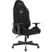 Кресло игровое Knight N1 Fabric черный Light-20 с подголов. крестов. металл