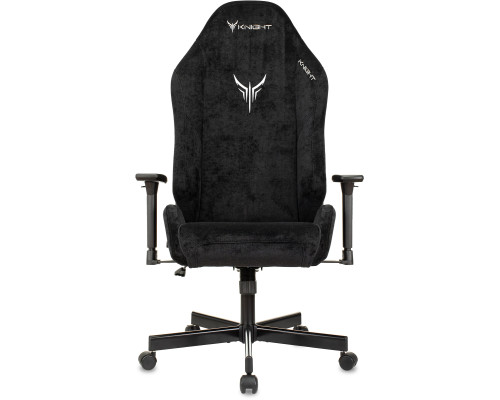 Кресло игровое Knight N1 Fabric черный Light-20 с подголов. крестов. металл Кресло игровое Knight N1 Fabric черный Light-20 с подголов. крестов. металл