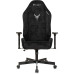 Кресло игровое Knight N1 Fabric черный Light-20 с подголов. крестов. металл