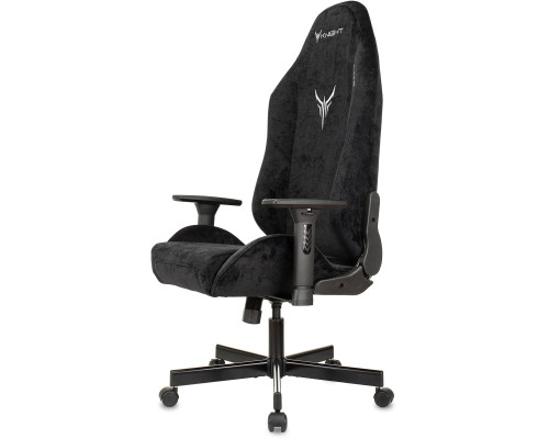 Кресло игровое Knight N1 Fabric черный Light-20 с подголов. крестов. металл Кресло игровое Knight N1 Fabric черный Light-20 с подголов. крестов. металл