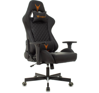 Кресло игровое Knight ARMOR черный ромбик эко.кожа с подголов. крестов. металл Кресло игровое Knight ARMOR черный ромбик эко.кожа с подголов. крестов. металл