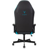 Кресло игровое Knight Neon черный/голубой соты эко.кожа с подголов. крестов. металл