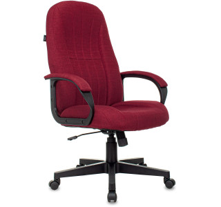 Кресло руководителя Бюрократ T-898AXSN красный 38-410 крестов. пластик