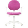 Кресло детское Бюрократ CH-W356AXSN малиновый Light-15 крестов. пластик пластик белый