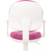 Кресло детское Бюрократ CH-W356AXSN малиновый Light-15 крестов. пластик пластик белый