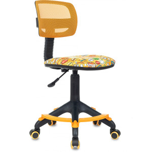 Кресло детское Бюрократ CH-299-F оранжевый TW-38-3 сиденье оранжевый бэнг сетка/ткань крестов. пластик подст.для ног