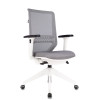 Кресло Бюрократ MC-W611NL серый TW-04 38-417 сетка/ткань крестов.4-луч. пластик пластик белый