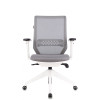 Кресло Бюрократ MC-W611NL серый TW-04 38-417 сетка/ткань крестов.4-луч. пластик пластик белый