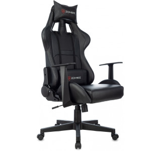 Кресло игровое Zombie Game Penta черный эко.кожа крестов. пластик