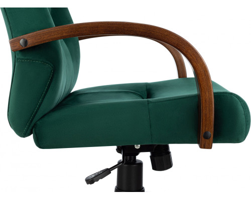 Кресло руководителя Бюрократ T-9928WALNUT Fabric зеленый Italia Green крестов. металл/дерево Кресло руководителя Бюрократ T-9928WALNUT Fabric зеленый Italia Green крестов. металл/дерево