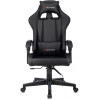 Кресло игровое Zombie GAME TETRA черный/карбон эко.кожа крестов. пластик