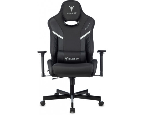 Кресло игровое Knight Thunder 5X черный эко.кожа крестов. металл Кресло игровое Knight Thunder 5X черный эко.кожа крестов. металл