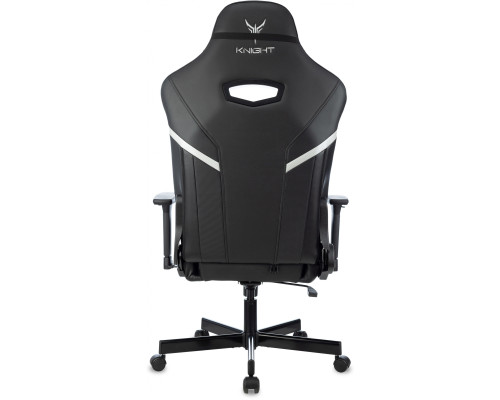 Кресло игровое Knight Thunder 5X черный эко.кожа крестов. металл Кресло игровое Knight Thunder 5X черный эко.кожа крестов. металл